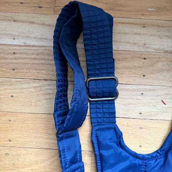 Subello Vintage Men's Blue Ski Snow Bib Overall Pants Size M Skiing Retro Apres - Picture 6 of 16